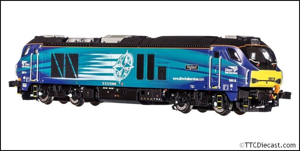 Dapol 2D-022-013 Class 68 018 'Vigilant' DRS Compass - N Gauge