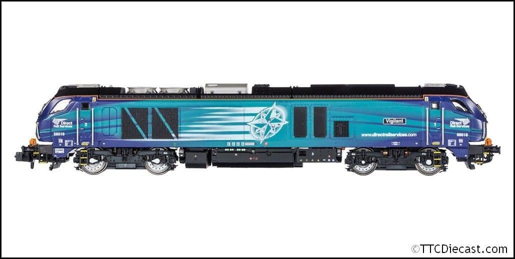 Dapol 2D-022-013 Class 68 018 'Vigilant' DRS Compass - N Gauge