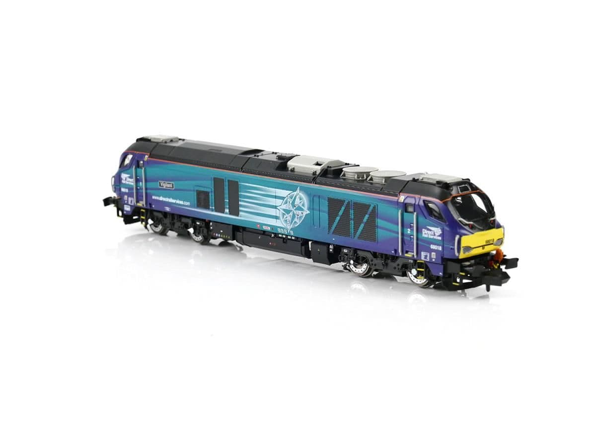 Dapol 2D-022-013S Class 68 018 'Vigilant' DRS Compass (DCC-Sound) N Gauge *LAST FEW*