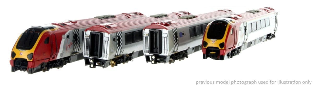 Dapol 2D-023-003 Class 221 136 5 Car DMU CrossCountry Trains, N Gauge