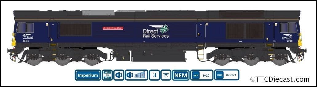 Dapol 2D-066-008S Class 66 428 'Carlisle Eden Mind' DRS (DCC-Sound) N Gauge *PRE ORDER £247.86*