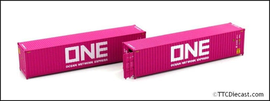 Dapol 2F-028-114 40ft Container Twin Set ONE TLLU, N Gauge
