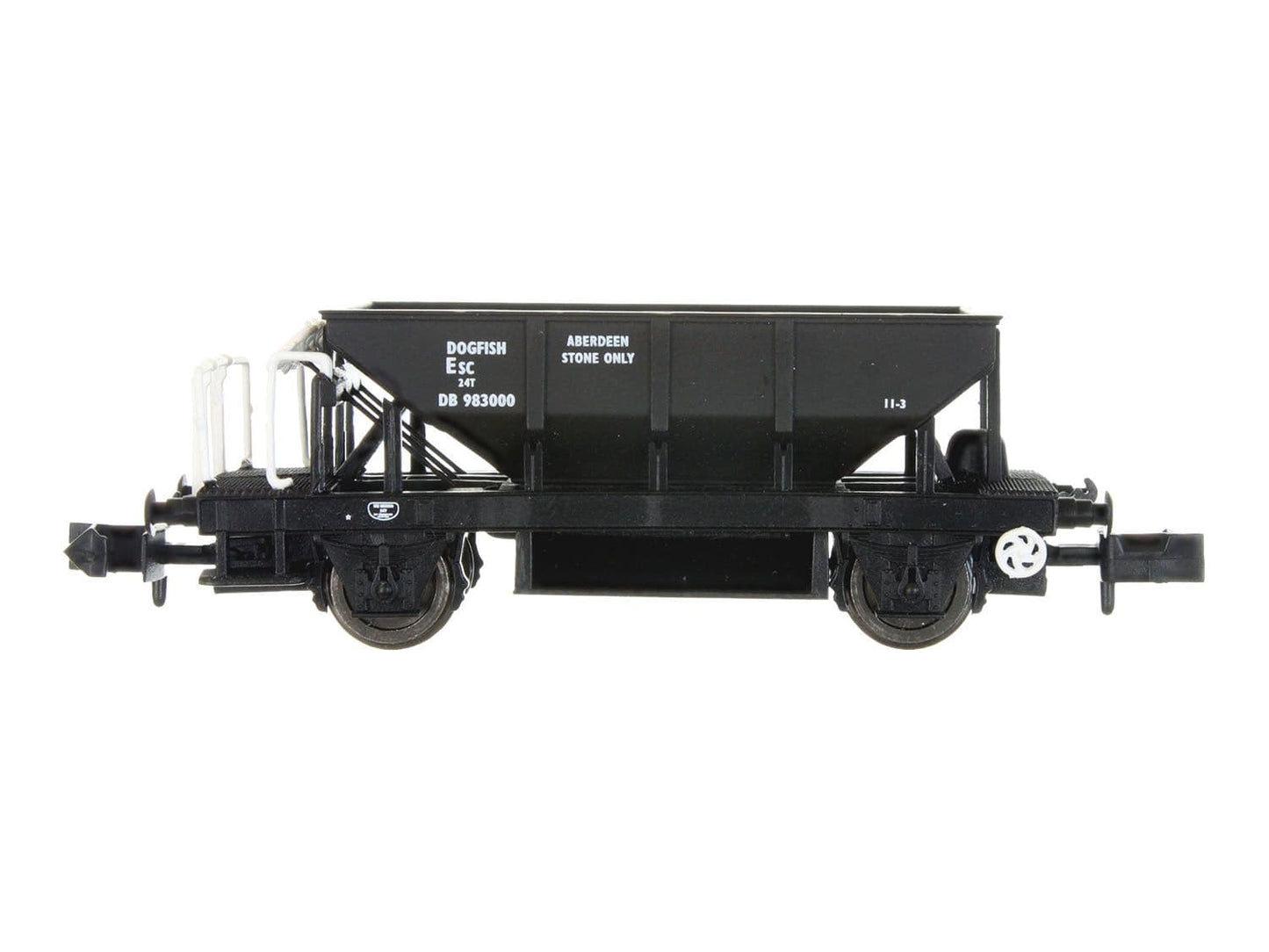 Dapol 2F-041-008 Dogfish Wagon BR Black 983233 N Gauge *PRE ORDER £18.00*