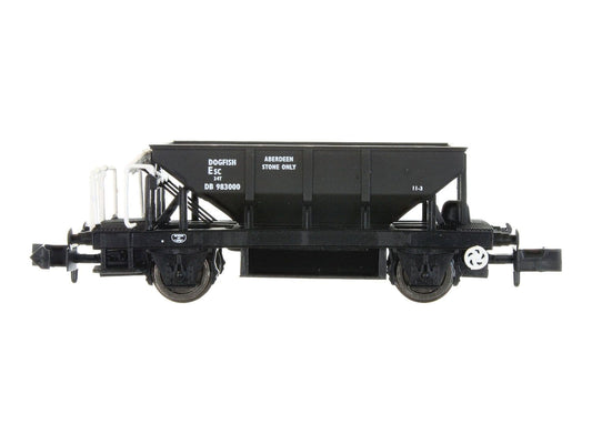 Dapol 2F-041-008 Dogfish Wagon BR Black 983233 N Gauge *PRE ORDER £18.00*