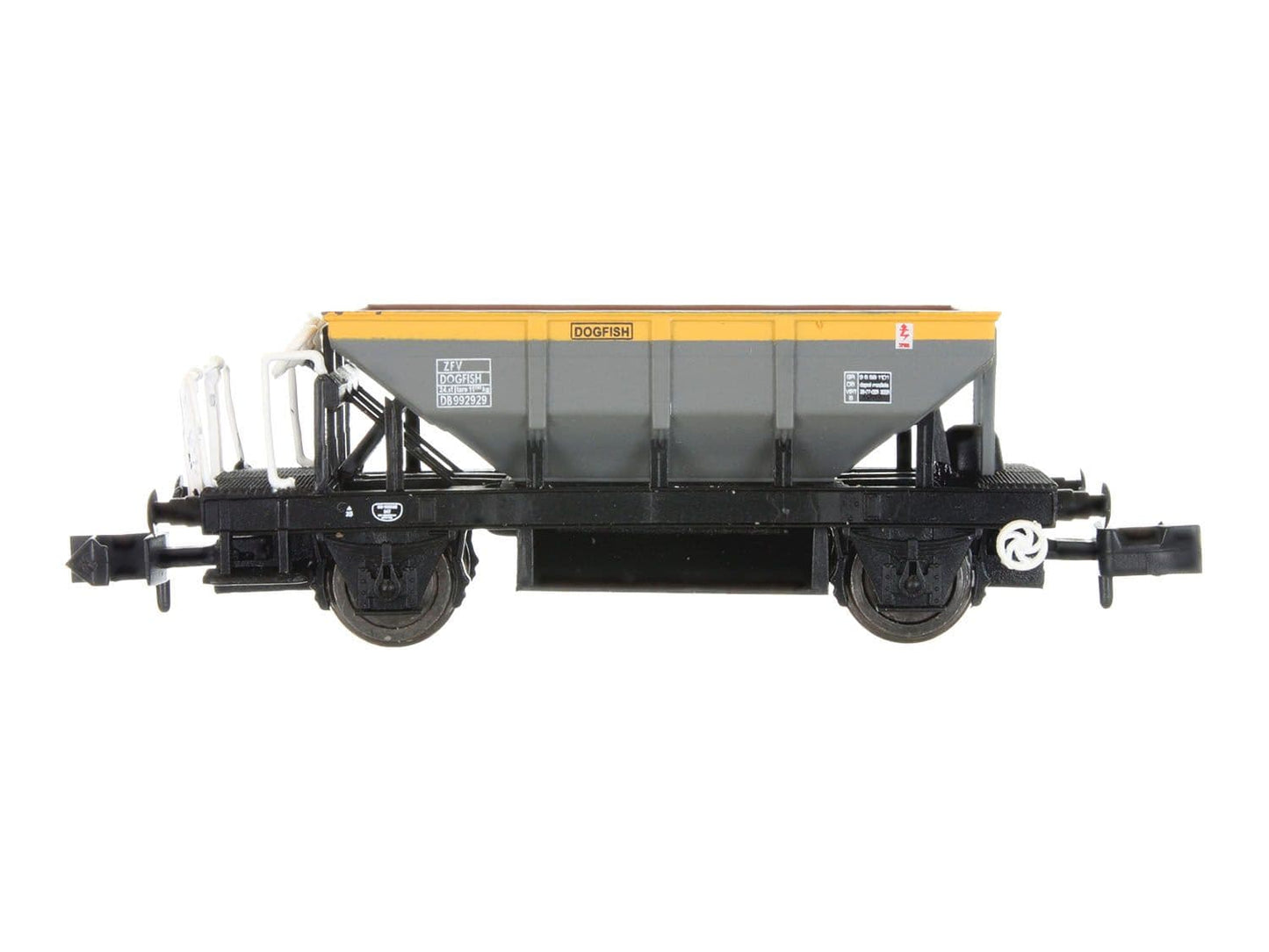 Dapol 2F-041-012 Dogfish Wagon BR Grey/Yellow DB983174 N Gauge *PRE ORDER £18.00*