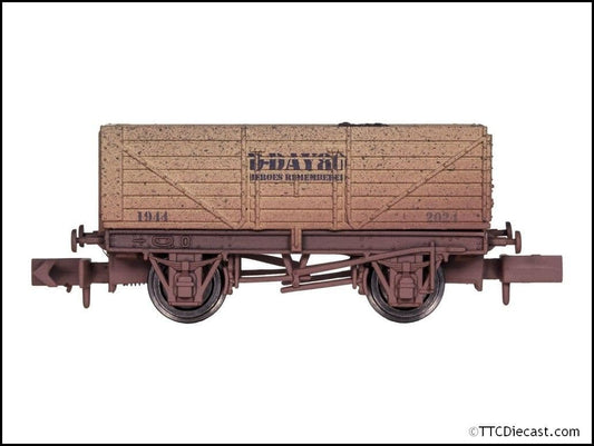 Dapol 2F-071-091 7 Plank Wagon D Day 80th Anniversary Weathered N Gauge - PRE ORDER £13.25
