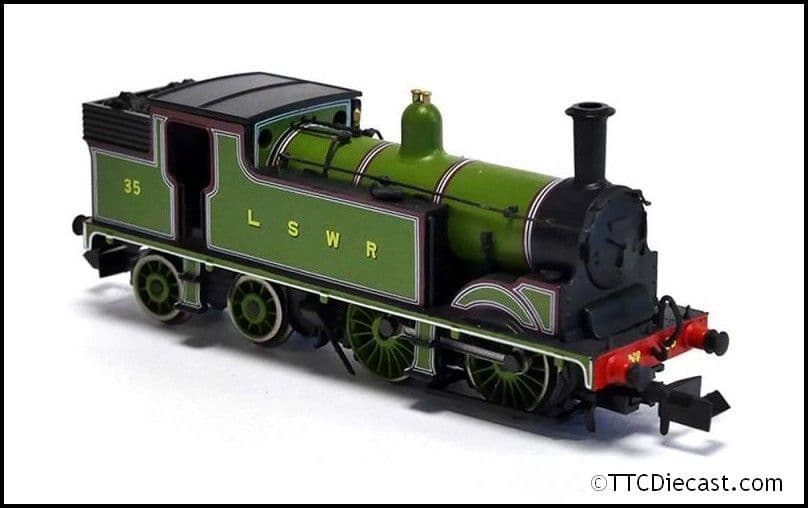 Dapol 2S-016-012 M7 0-4-4 Tank 35 LSWR Lined Green, N Gauge
