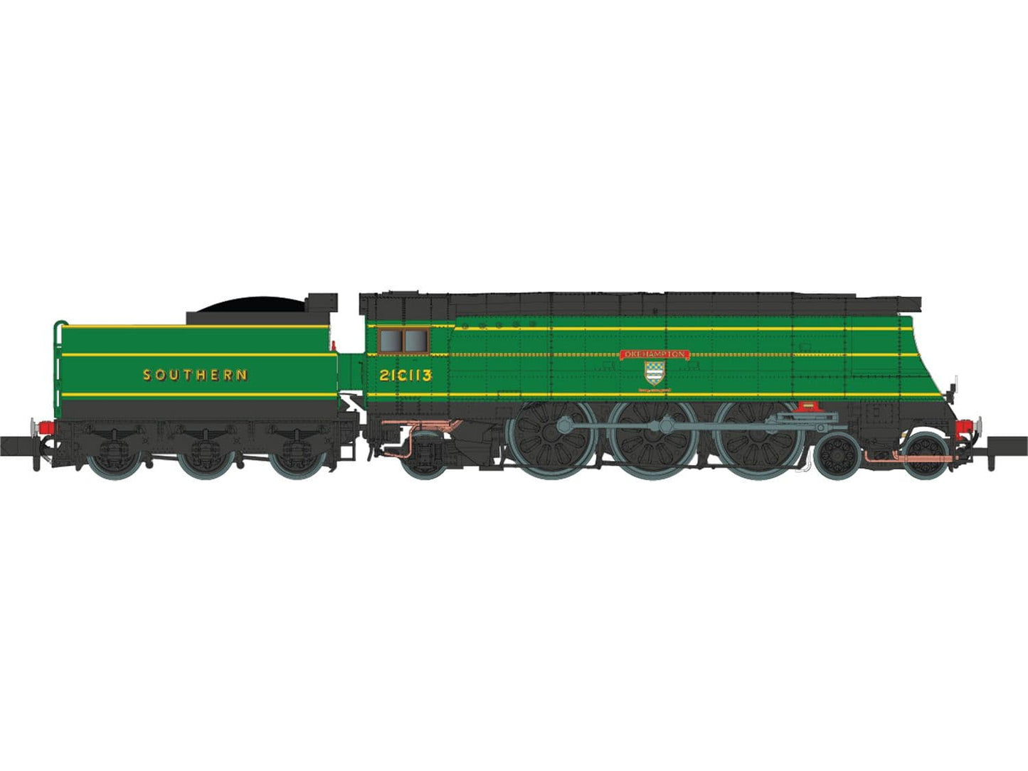 Dapol 2S-034-004D West Country 21CC113 Okehampton SR Malachite Green DCC FITTED *PRE ORDER £218.45*