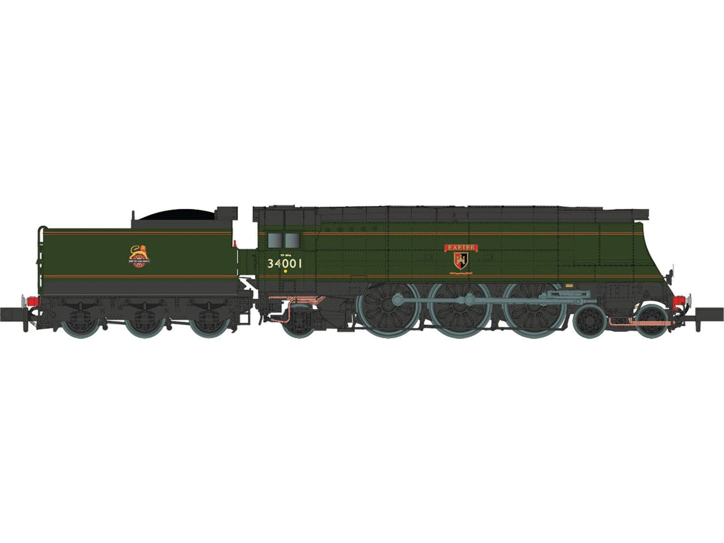 Dapol 2S-034-006S W/Country 34001 'Exeter' BR Early Green (DCC-Sound) N Gauge - PRE ORDER £313.52