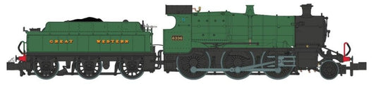 Dapol 2S-043-001D 43xx 2-6-0 Mogul 6336 Great Western Green (DCC-Fitted), N Gauge *PRE ORDER*