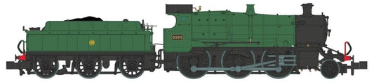 Dapol 2S-043-002D 43xx 2-6-0 Mogul 6385 GWR Shirtbutton Green (DCC-Fitted), N Gauge *PRE ORDER*