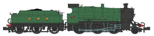 Dapol 2S-043-003D 43xx 2-6-0 Mogul 7301 GWR Green (DCC-Fitted), N Gauge *PRE ORDER*