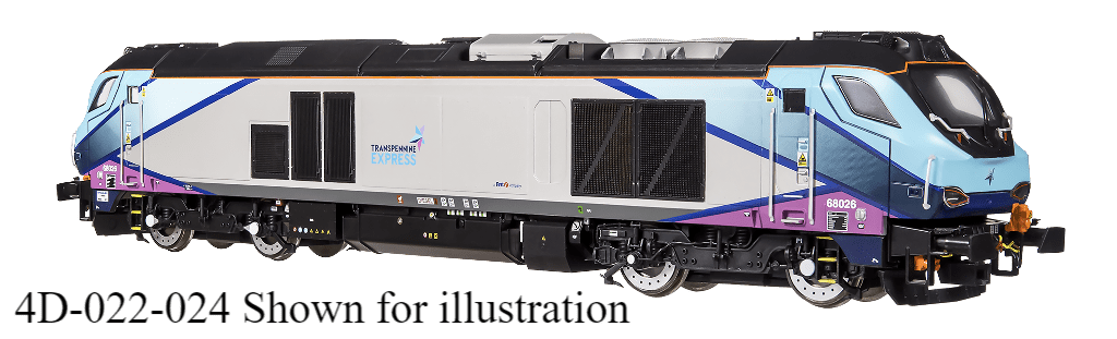 Dapol 4D-022-025 Class 68 030 'Black Douglas' Transpennine Express OO Gauge *LAST FEW*