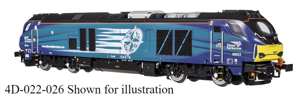 Dapol 4D-022-027 Class 68 002 'Compass' DRS New OO Gauge
