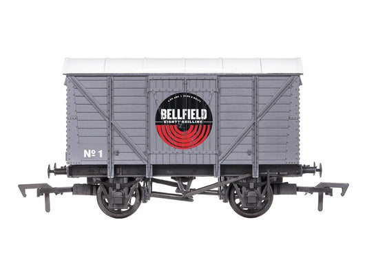 Dapol 4F-012-066 Ventilated Van Bellfield Brewery Eighty Shilling Weathered OO Gauge