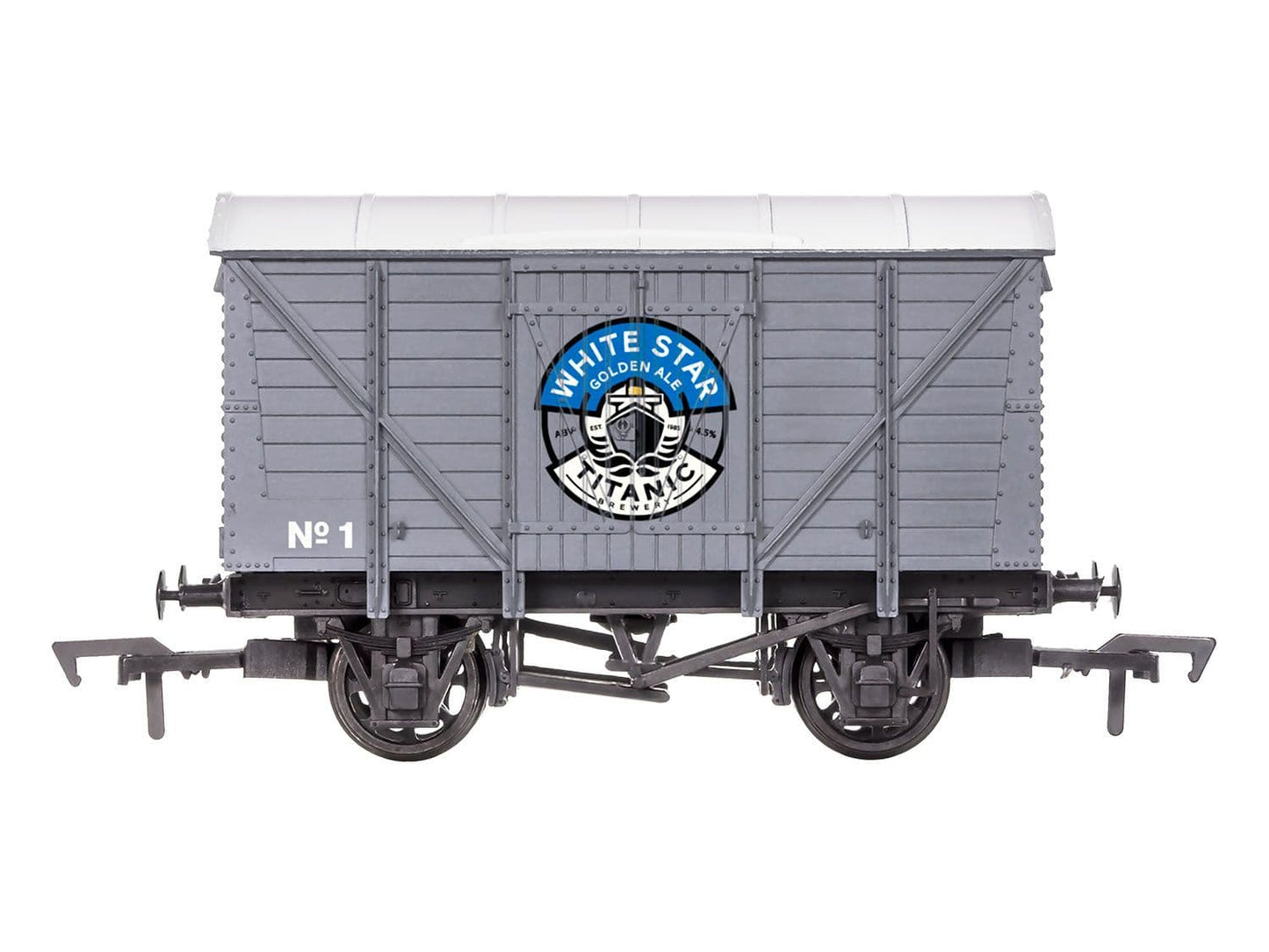 Dapol 4F-012-080 Vent Van Titanic Brewery White Star Golden Ale Wthrd OO Gauge *LAST FEW*