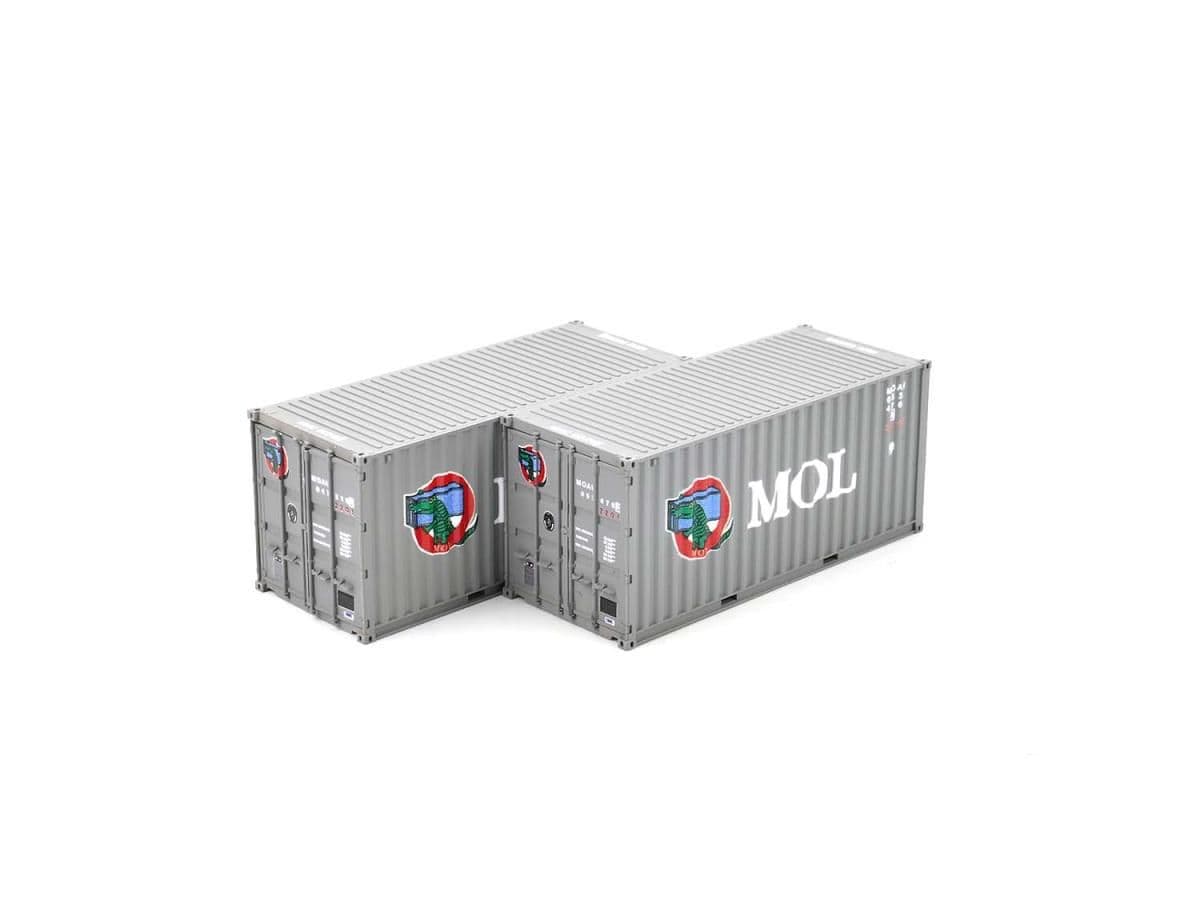 Dapol 4F-028-053 20ft Container Pack (2) Mitsui Lines OO Gauge