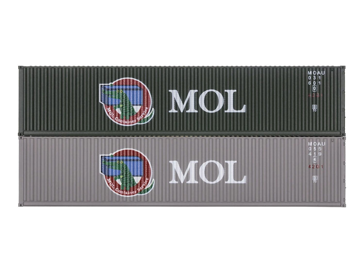 Dapol 4F-028-160 40ft Container Set (2) MOL OO Gauge