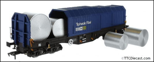 Dapol 4F-039-016 Telescopic Hood Wagon Tiphook Rail Blue 33 70 0899 083-6, OO Gauge *LAST FEW*