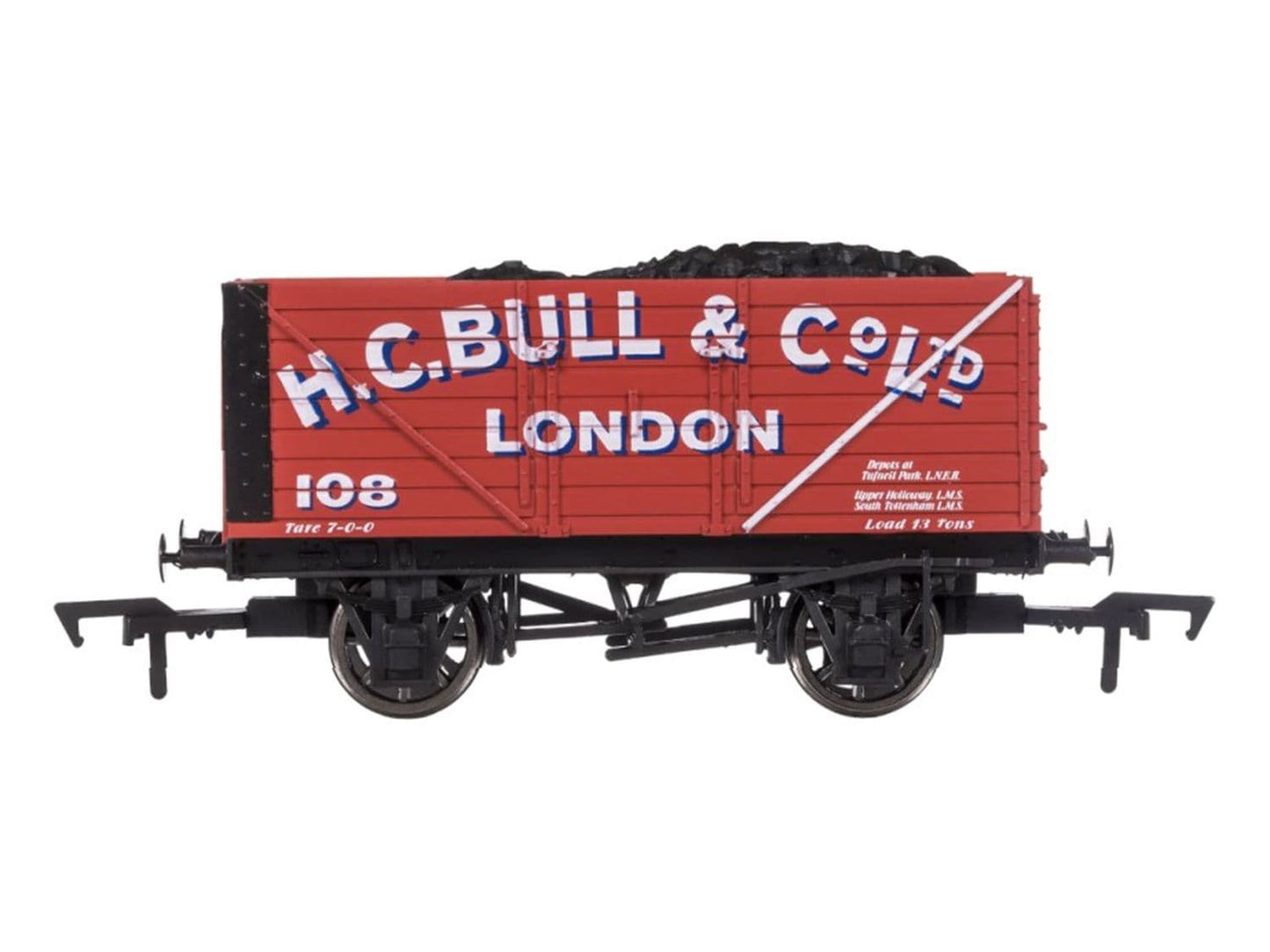 Dapol 4F-080-130 8 Plank Wagon H C Bull 108 OO Gauge