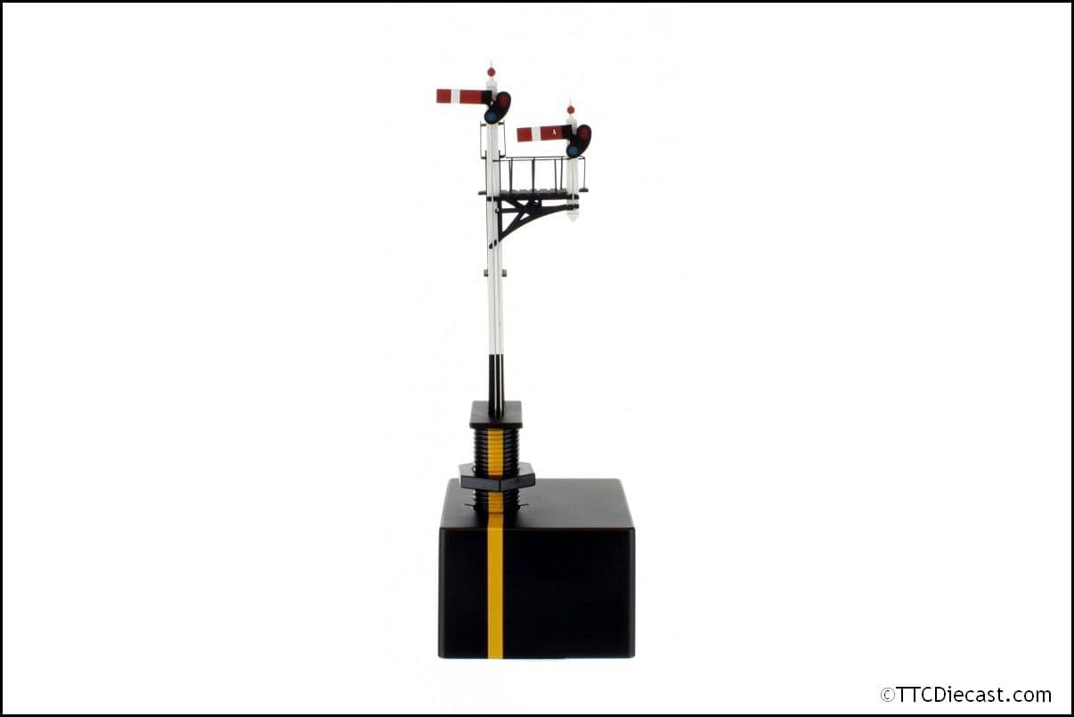 Dapol 4L-001-005 Junction Signal GWR Rt hand with two arms, shorter post to Rt *LAST FEW*