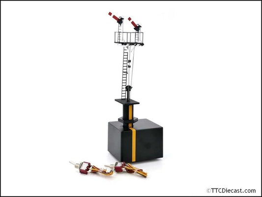 Dapol 4L-002-003 LMS Junction Signal 2 Arms Short RH Post, OO Gauge