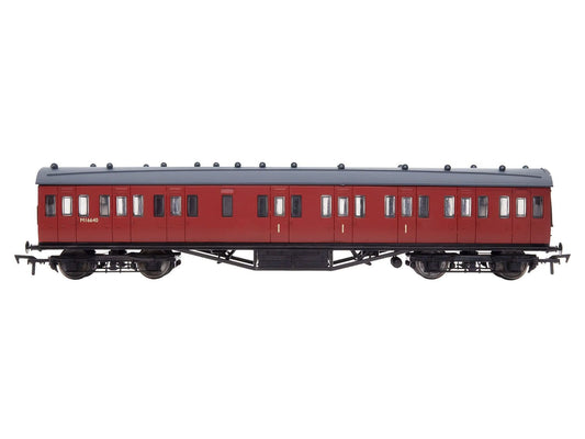 Dapol 4P-010-051 57ft Stanier Non-Corr Composite BR Unlined Carmine OO Gauge *LAST FEW*
