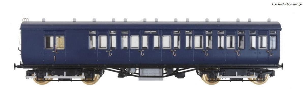 Dapol 4P-020-001 GWR Toplight Mainline City Lined Crimson 3rd Brake 3747 S1, OO Gauge