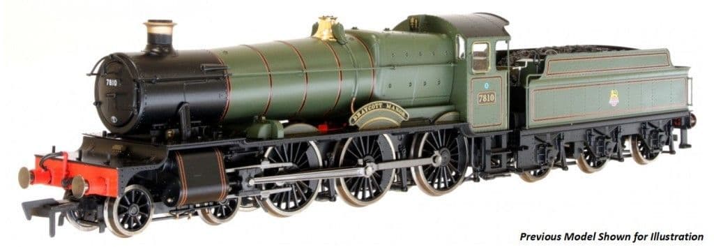 Dapol 4S-001-014S 7800 Class 7802 'Bradley Manor' BR Lined Green (DCC-Sound) - OO Gauge