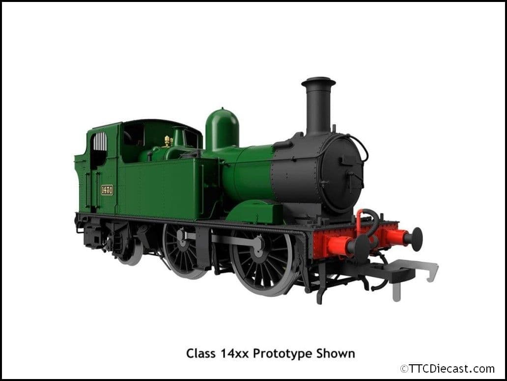 Dapol 4S-006-020 0-4-2 14xx Class BR Early Black 1405 OO Gauge - PRE ORDER £119