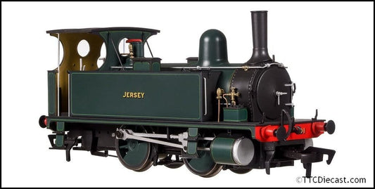 Dapol 4S-018-012 B4 0-4-0T 91 'Jersey' Lined Dark Green - OO Gauge