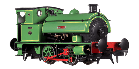 Dapol 4S-024-001 HL 0-4-0 4 'Asbestos' Green Lined Yellow, OO Gauge - LAST FEW