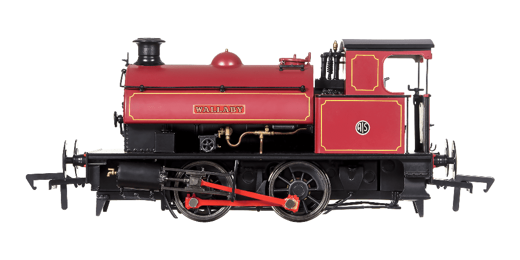 Dapol 4S-024-009 HL 0-4-0 'Wallaby' Australian Iron & Steel Co. Light Blue, OO Gauge