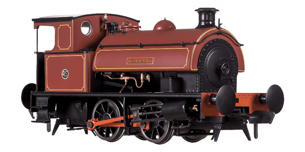 Dapol 4S-024-009S HL 0-4-0 'Wallaby' Australian Iron Steel Blue (DCC-Sound) OO Gauge *LAST FEW*