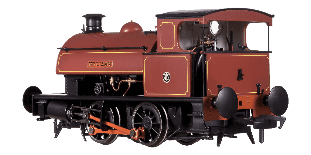 Dapol 4S-024-009S HL 0-4-0 'Wallaby' Australian Iron Steel Blue (DCC-Sound) OO Gauge *LAST FEW*