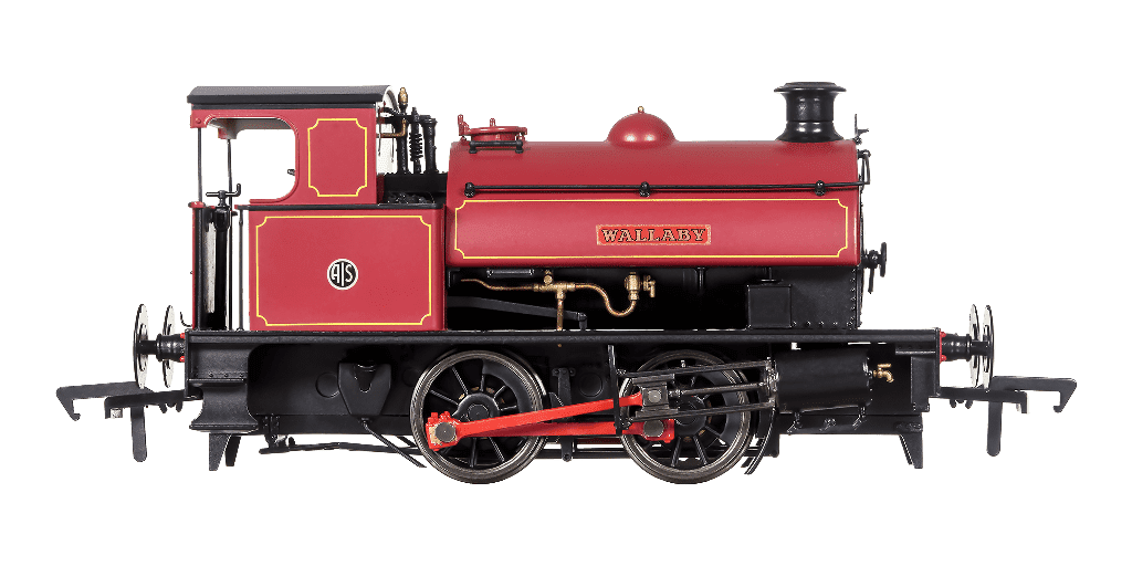 Dapol 4S-024-009S HL 0-4-0 'Wallaby' Australian Iron Steel Blue (DCC-Sound) OO Gauge *LAST FEW*