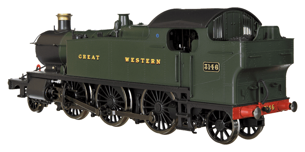 Dapol 4S-041-008 Large Prairie 2-6-2 3146 Great Western Green OO Gauge