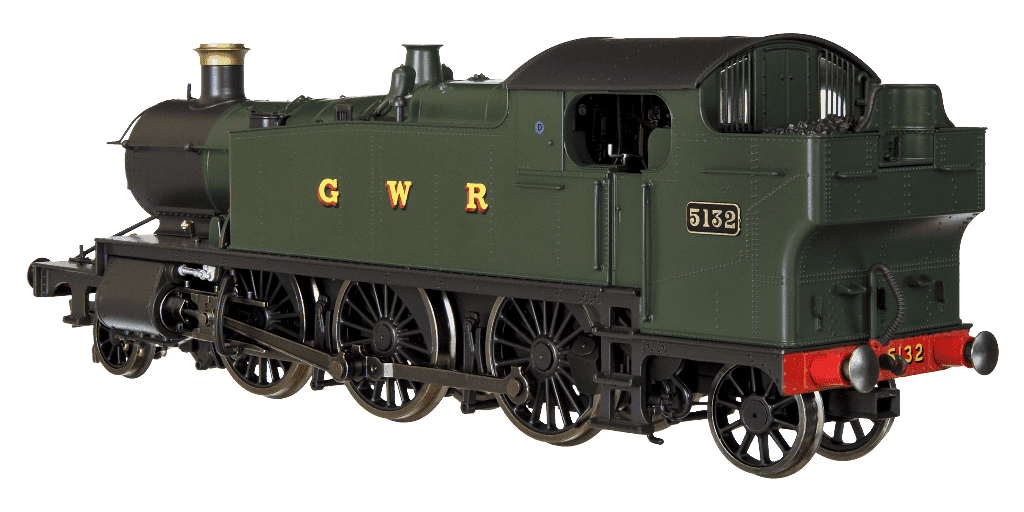 Dapol 4S-041-011 Large Prairie 2-6-2 5132 GWR Green OO Gauge