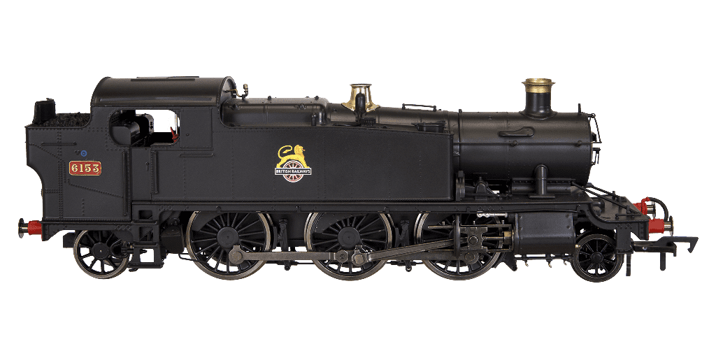 Dapol 4S-041-013S Large Prairie 2-6-2 6153 BR Early Black (DCC-Sound) OO Gauge *LAST FEW*