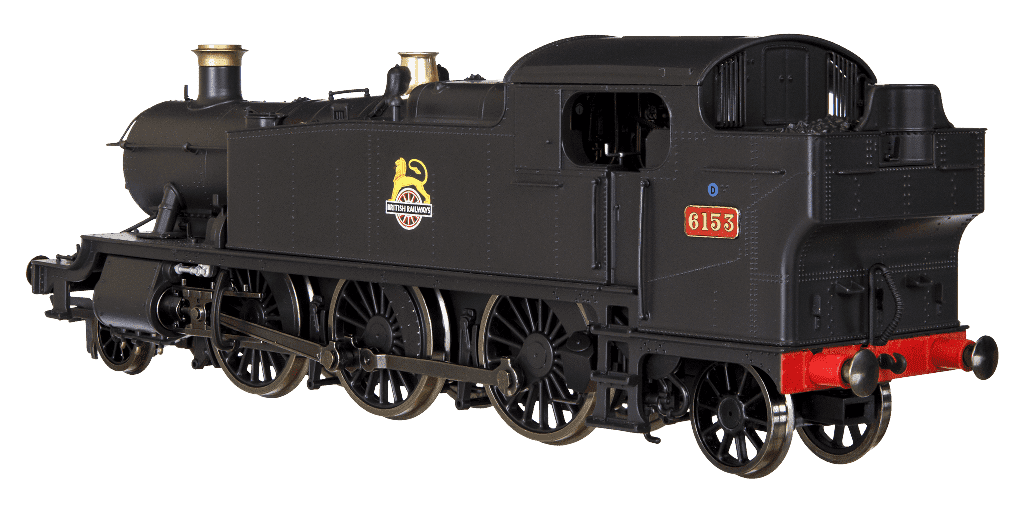 Dapol 4S-041-013S Large Prairie 2-6-2 6153 BR Early Black (DCC-Sound) OO Gauge *LAST FEW*