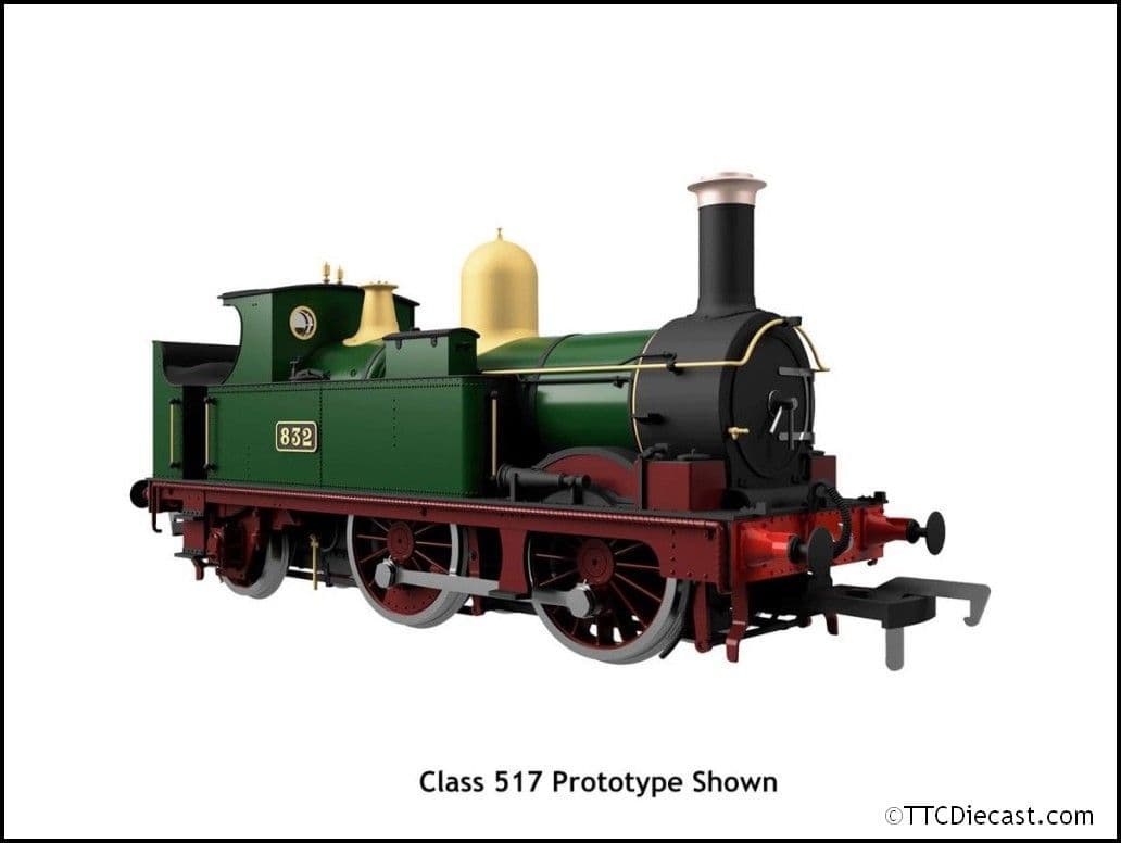 Dapol 4S-517-005S 0-4-2 517 Class Great Western Green 1159 (DCC-Sound) OO Gauge - PRE ORDER £212.5