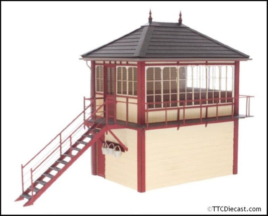 Dapol 7B-001-002 Kitmaster Genesis MR Signal Box (Type 2A) Laser Cut Kit, O Gauge