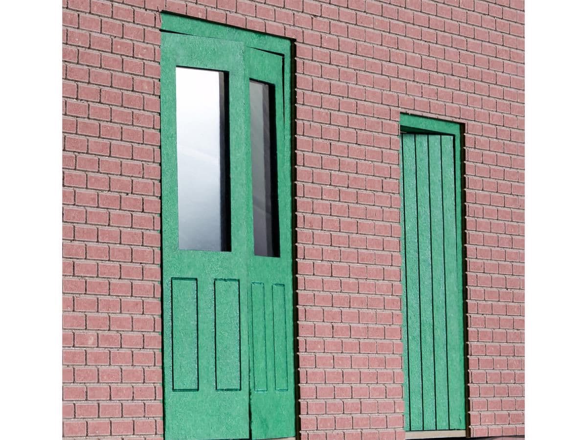 Dapol 7C-000-001 Working Station Doors Green O Gauge