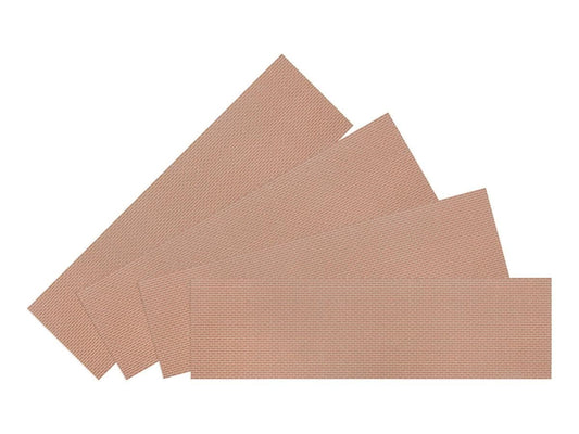 Dapol 7C-002-001 4 x 310mm x 84mm Stretcher Bond Brick Sheets O Gauge