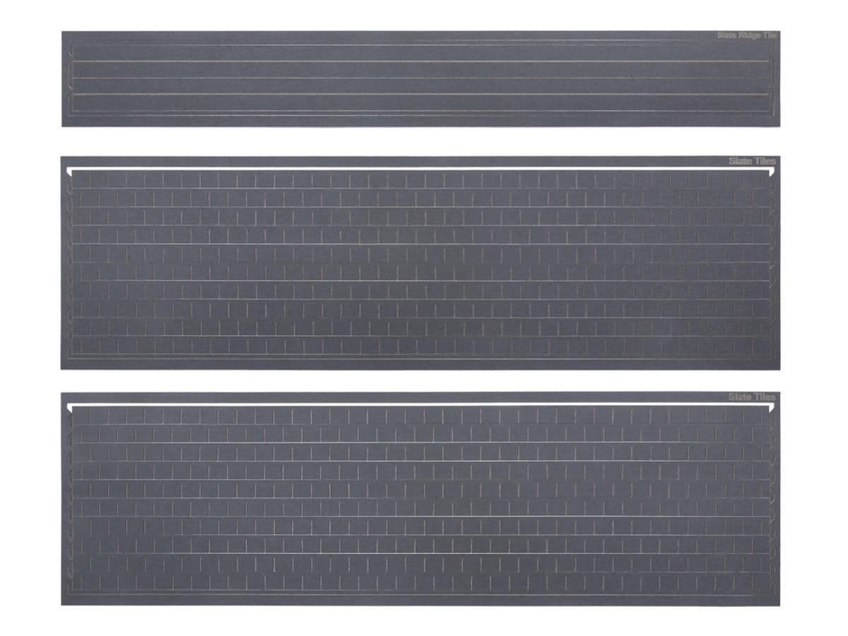 Dapol 7C-003-001 Roof Slate Strips O Gauge