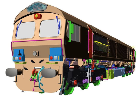 Dapol 7D-066-006D Class 66 66783 GBRF Biffa 'The flying Dustman' O Gauge DCC  * PRE ORDER £337.28 *