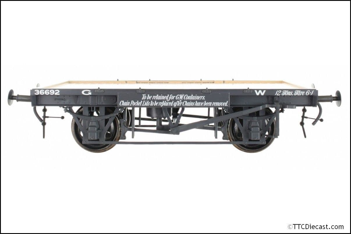 Dapol 7F-037-100 GWR Conflat 36692 12Tons Tare 6-1, O Gauge