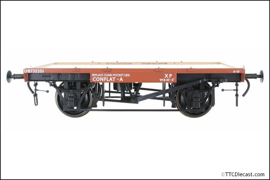 Dapol 7F-037-102 BR Conflat A B735201 13 Tons 6.13, O Gauge