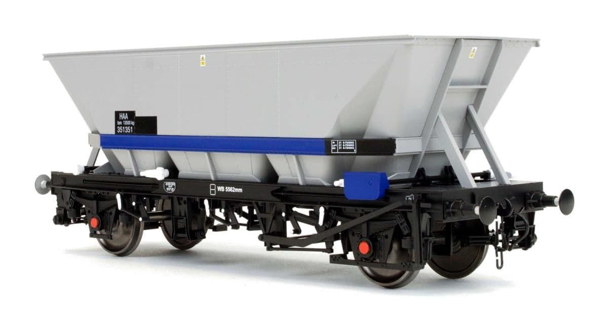 Dapol 7F-048-013 HAA MGR Wagon Blue Cradle 350651, O Gauge - LAST FEW