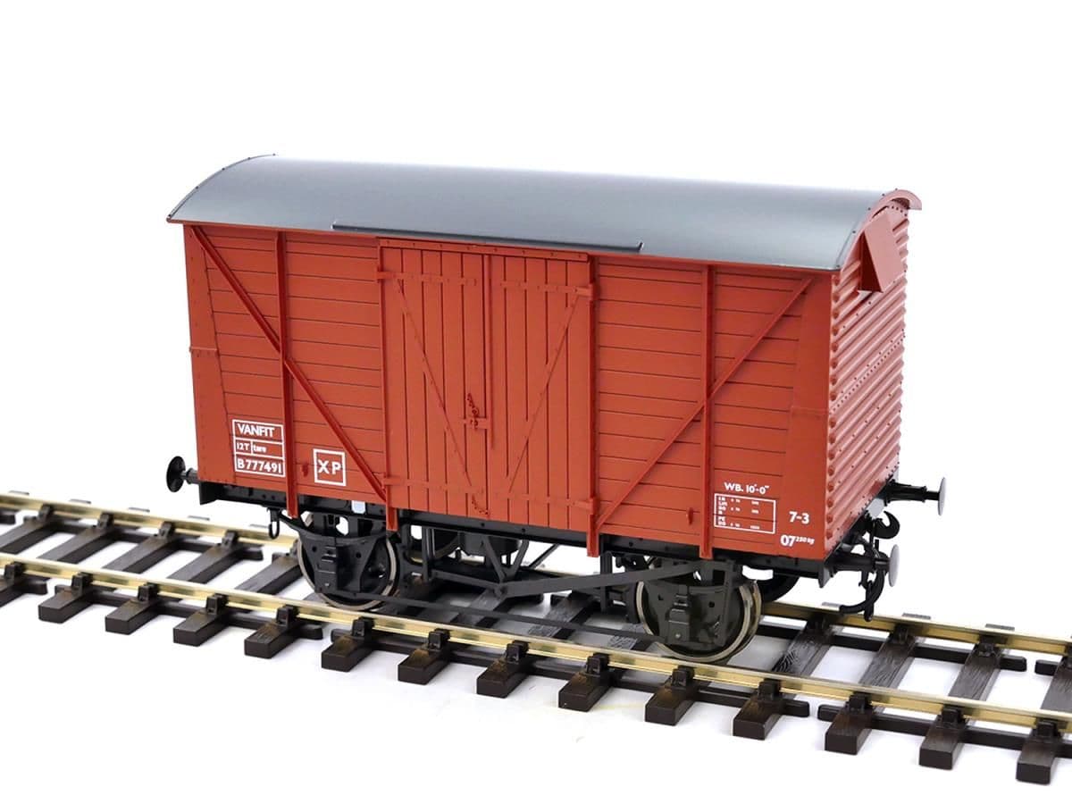 Dapol 7F-056-021 BR Standard Planked Van Diagram 213 Bauxite B777491, O Gauge